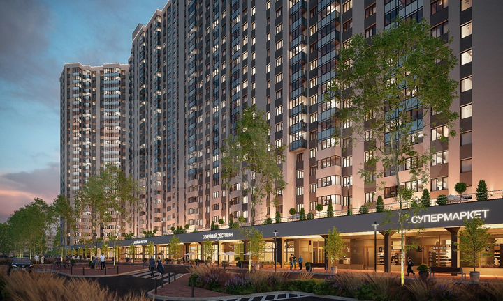 2-к. квартира, 73,7 м², 9/25 эт.