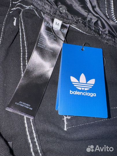 Balenciaga Adidas Distressed Denim Shorts Шорты