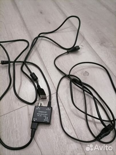 Приставка Sega dreamcast + джойстик, кабель