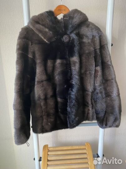 Шуба норковая поперечка 3в1