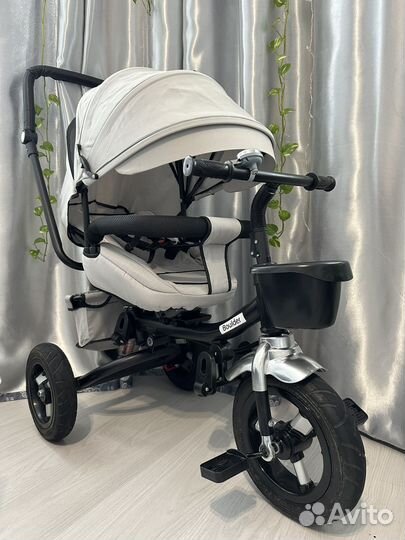 Велосипед-коляска с ручкой раскладывающийся