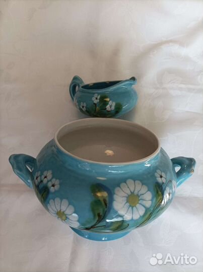 Супница керамика СССР горшок соусник керамический