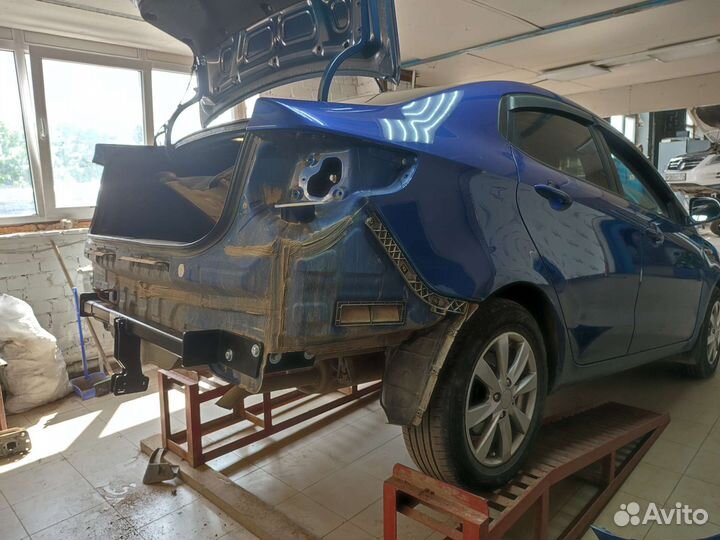 Фаркоп на Kia Rio / Киа Рио седан 2011-2017 года