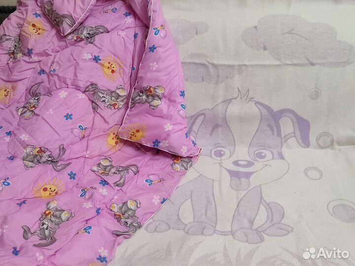 Одеяло байковое детское