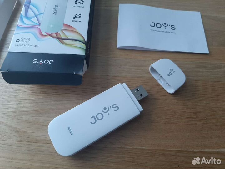 Модем флешка USB Joys D20 White