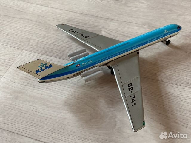 Модель самолета СССР винтаж игрушка