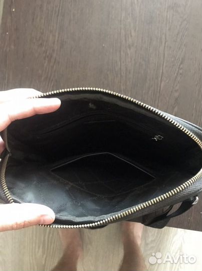 Мужская кожаная сумка через плечо