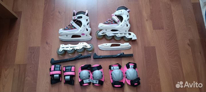 Роликовые коньки раздвижные