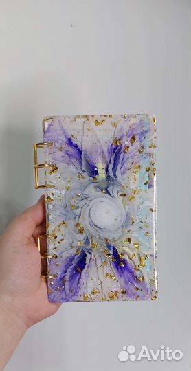 Блокнотик,из эпоксидной смолы,ручная работа