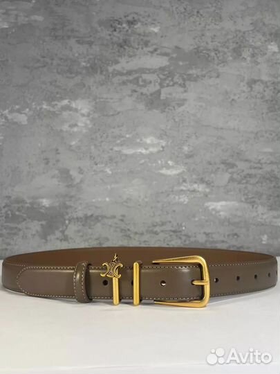 Женский ремень celine натуральная кожа люкс