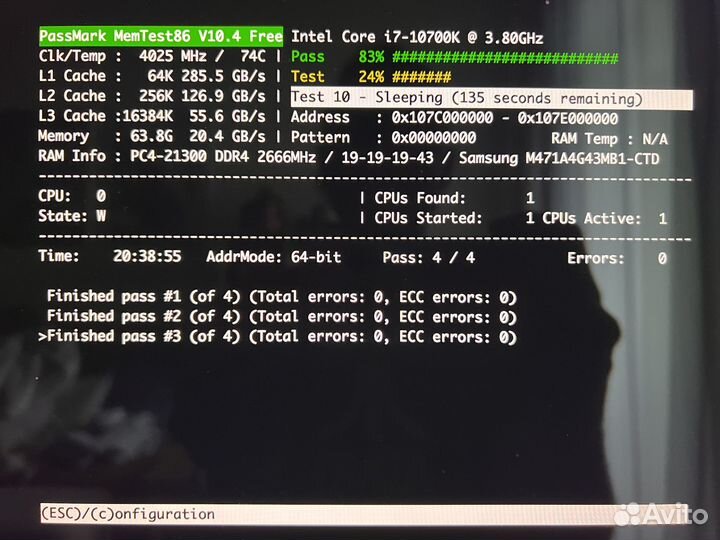Samsung 32Гб DDR4 2666мгц sodimm CL19