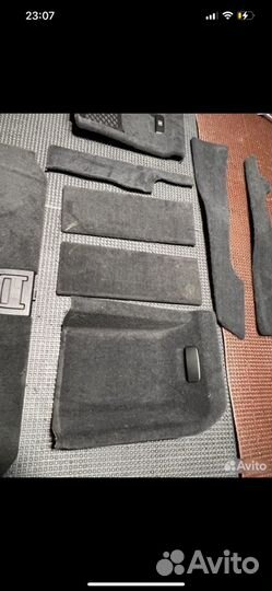 Обшивка пола багажника боковины bmw f15x5