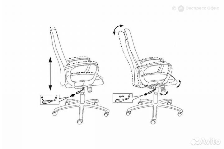 Кресло для руководителя CH-808axsn/TW-10
