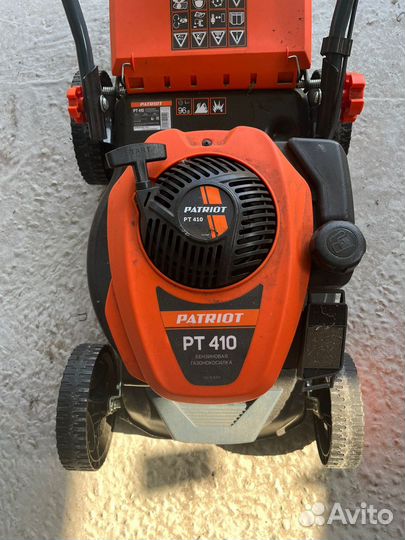 Бензиновая газонокосилка patriot PT 410, 3.5 л.с