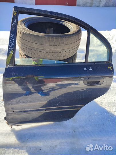Дверь задняя левая mitsubishi carisma