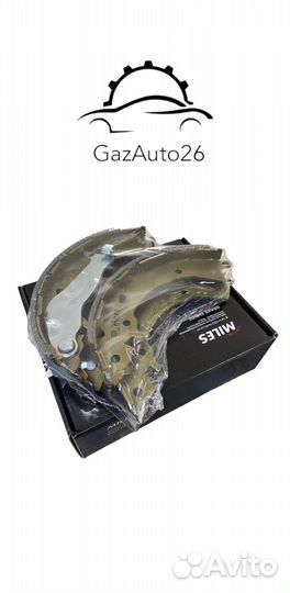 Колодки тормозные задние барабанные solaris с abs