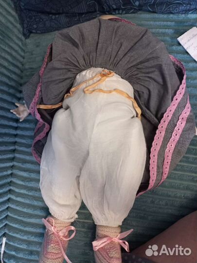 Кукла фарфоровая трехликая