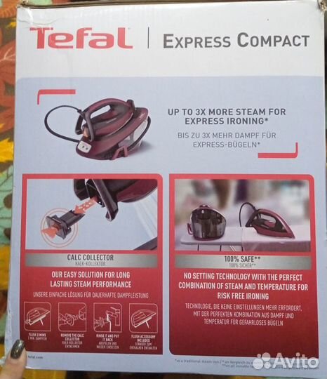 Парогенератор tefal новый