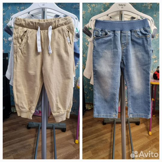 Детские летние вещи пакетом на мальчика 86