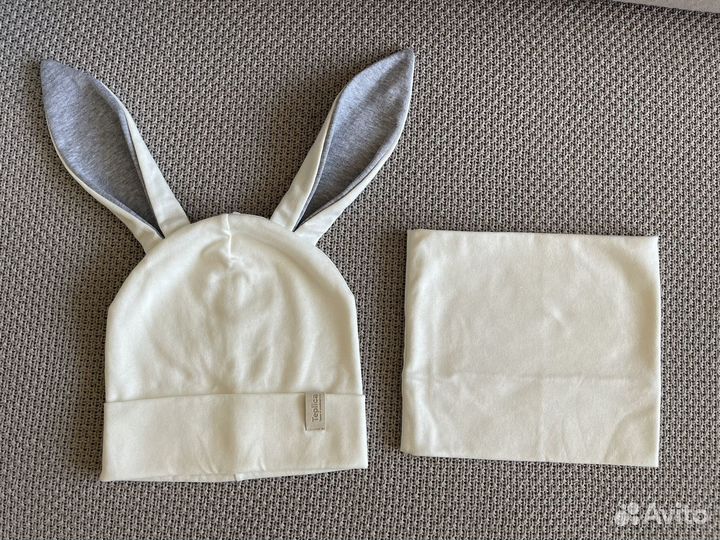 Шапка и снуд для девочки 52 р