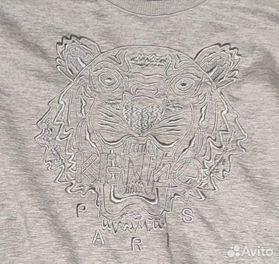 Кофта kenzo серая