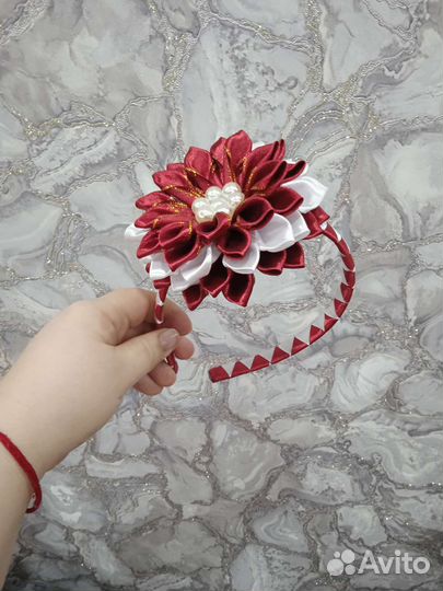 Ободок для волос ручной работы