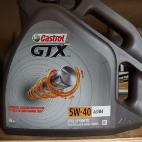 Масло Castrol GTX 5w40. 4л