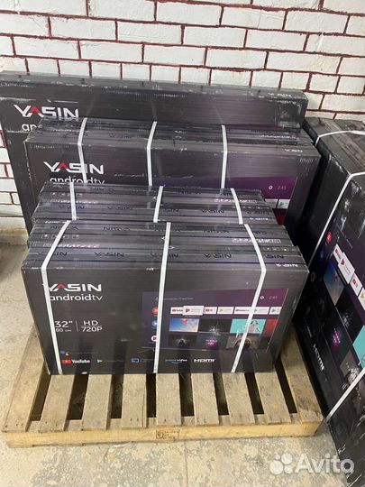 Телевизор новый 32,43,50 диагональ