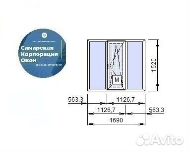 Окно пвх Пластиковое окно Алюминиевое остекление
