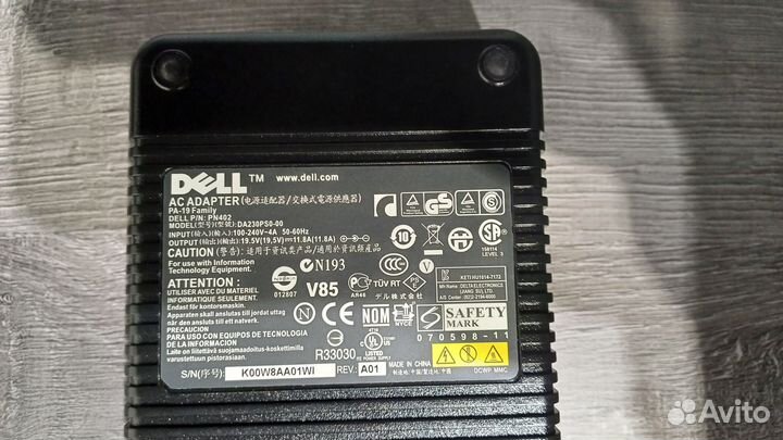 Блок питания Dell 19.5V 11.8A 230W 7.4*5.0