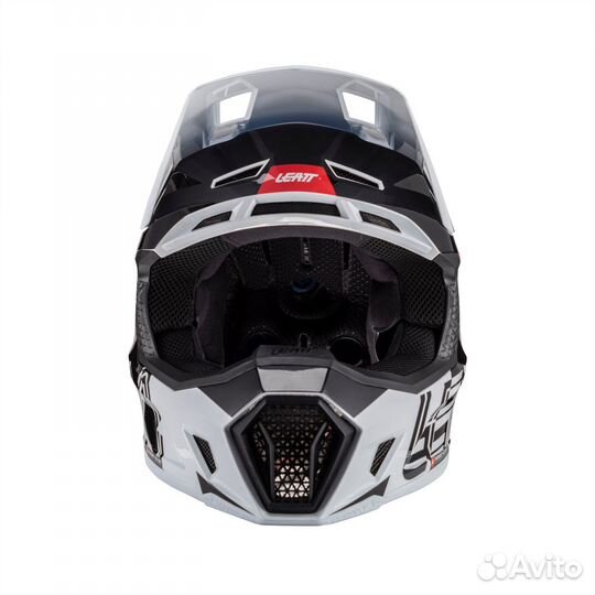 Мотошлем Leatt Moto 7.5 Helmet Kit Black/White