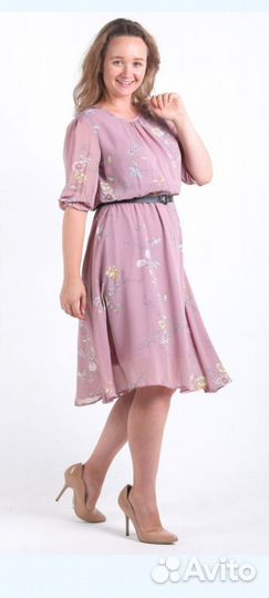 Шифоновое платье новое