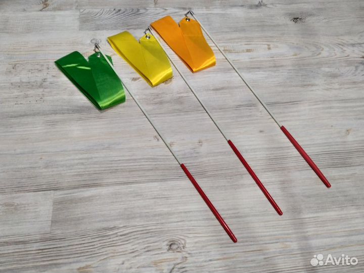 Лента гимнастическая 4 м с палочкой Grace Dance