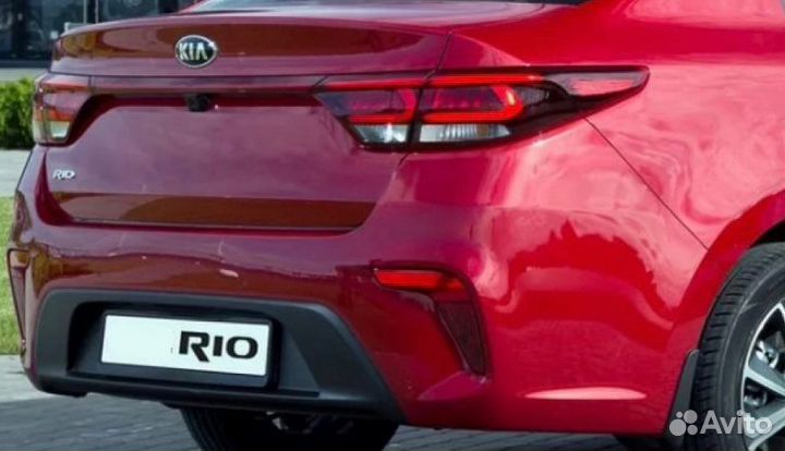 Бампер задний все цвета Kia Rio 4 2019