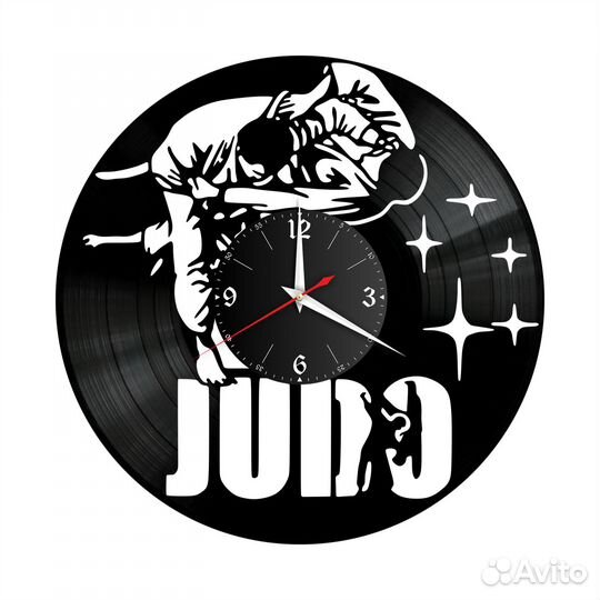 Дзюдо Judo №R1 часы из винила