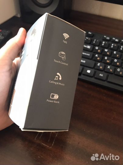 Беспроводные наушники,новые,звук качественный