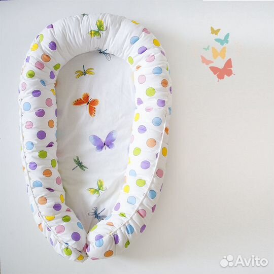 Комплект с бортиками в детскую кроватку + кокон