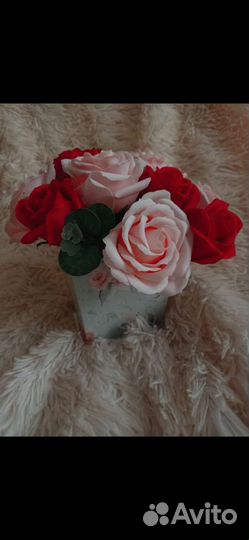 Букет цветов из мыла