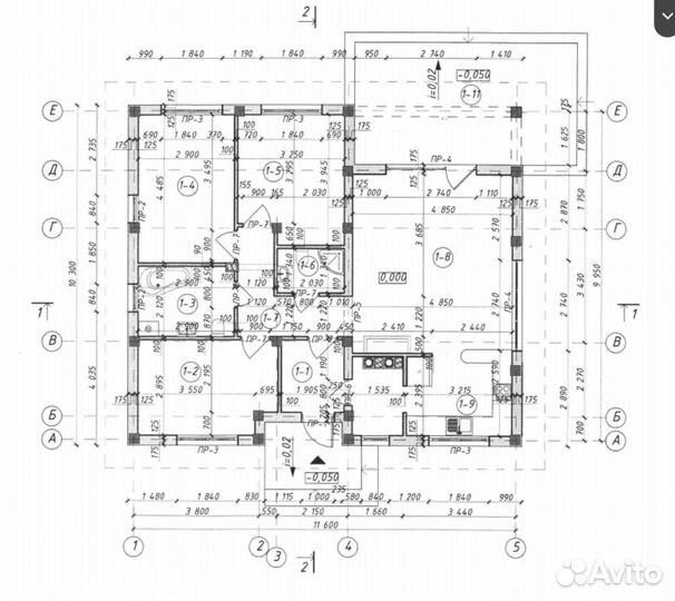 Проект дома готовый 100м2 газобетон