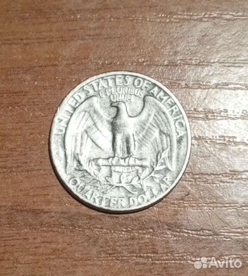 Quarter Dollar Liberty 1967г