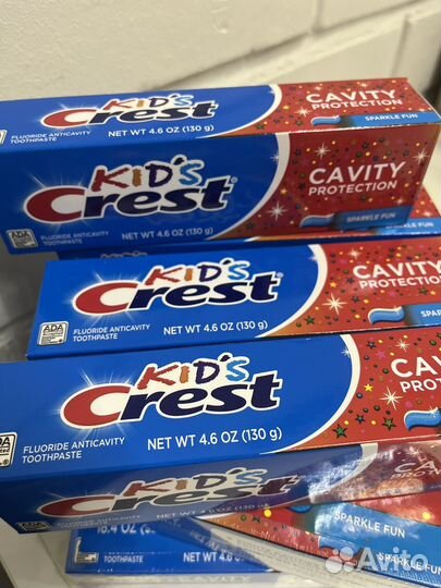 Детская зубная паста Crest