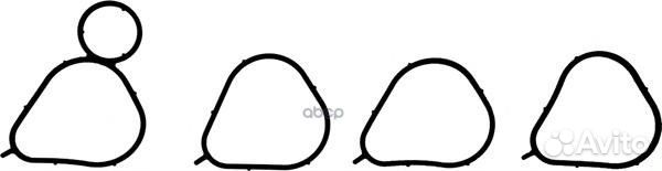 Комплект прокладок коллектора honda: civic VI