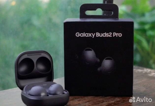 Samsung galaxy buds 2 Pro. Чёрный. Новый.Рассрочка