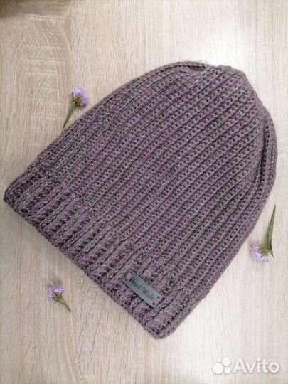 Шапка вязаная ручная работа