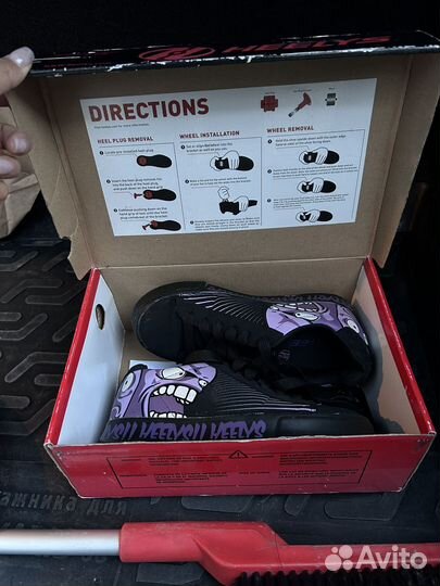 Кроссовки - ролики heelys 34 размер