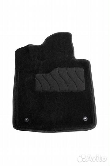 Коврики Hyundai Santa FE 2021- 3D Sеintex черный