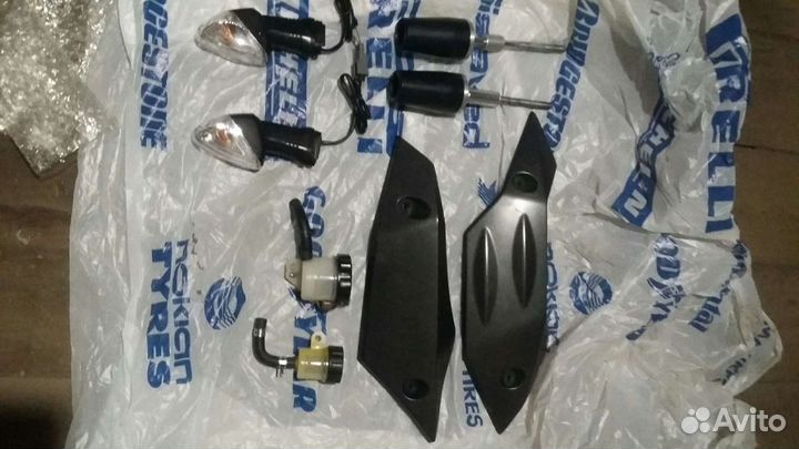 Пластиковые накладки на Kawasaki Z 1000. 07-09г