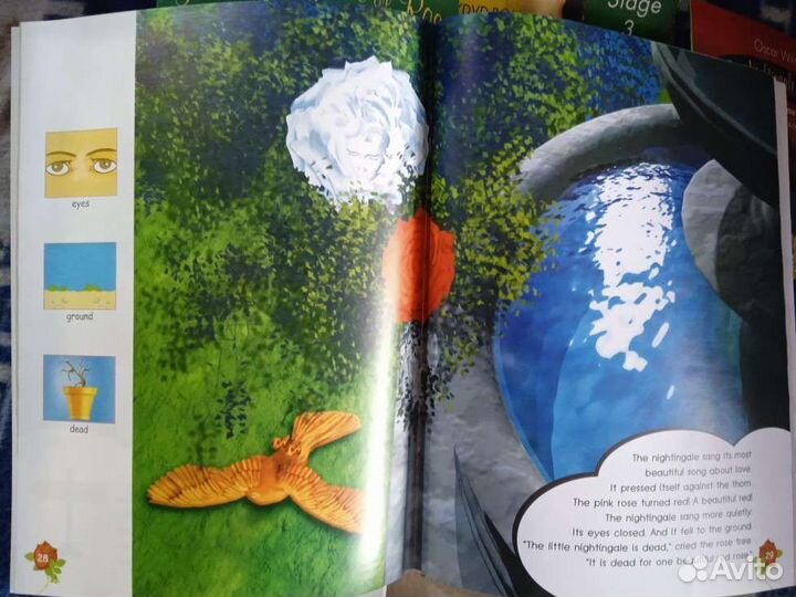 Книга для чтения на английском Соловей и роза