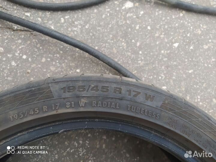 Continental ContiSportContact 5 195/45 R17