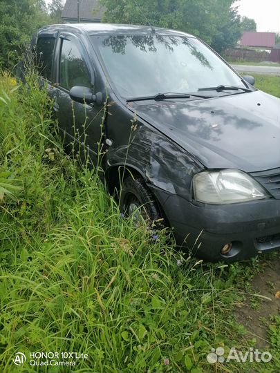 Renault Logan 1.6 МТ, 2008, битый, 200 000 км